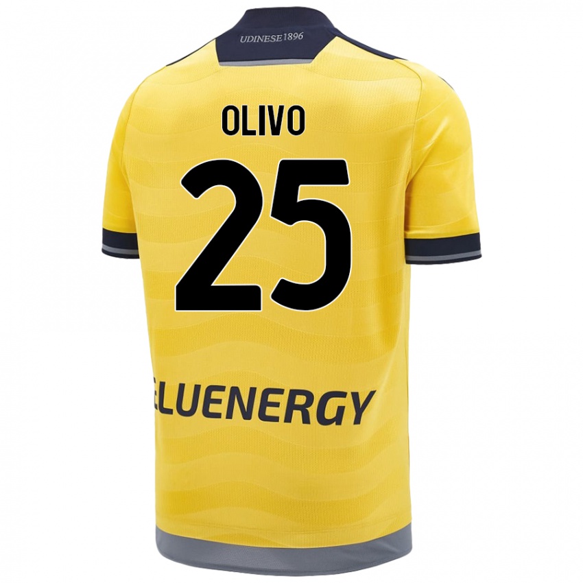 Kinder Gioele Olivo #25 Golden Auswärtstrikot Trikot 2024/25 T-Shirt