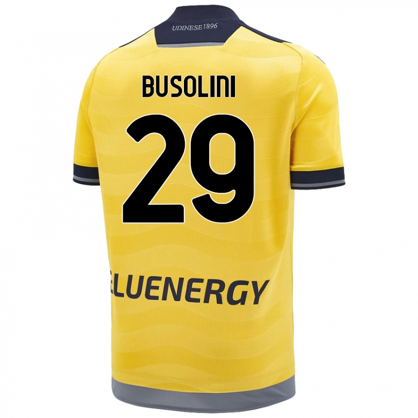 Kinder Alessandro Busolini #29 Golden Auswärtstrikot Trikot 2024/25 T-Shirt