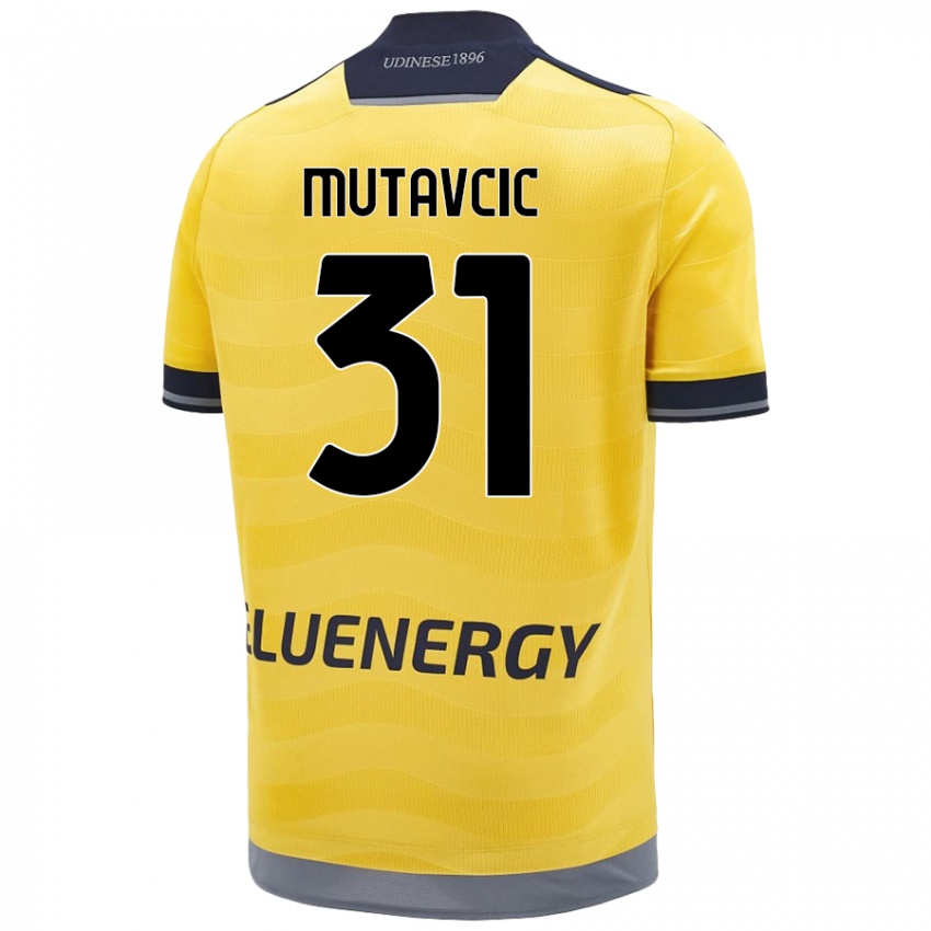 Kinder Jan Mutavcic #31 Golden Auswärtstrikot Trikot 2024/25 T-Shirt