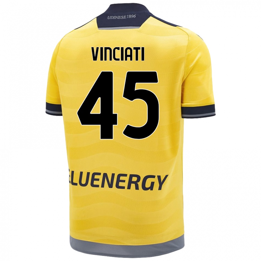 Kinder Giulio Vinciati #45 Golden Auswärtstrikot Trikot 2024/25 T-Shirt