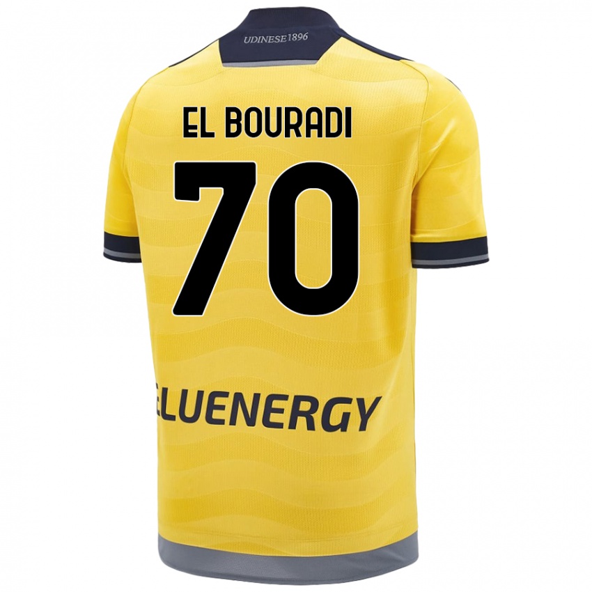 Kinder Walid El Bouradi #70 Golden Auswärtstrikot Trikot 2024/25 T-Shirt