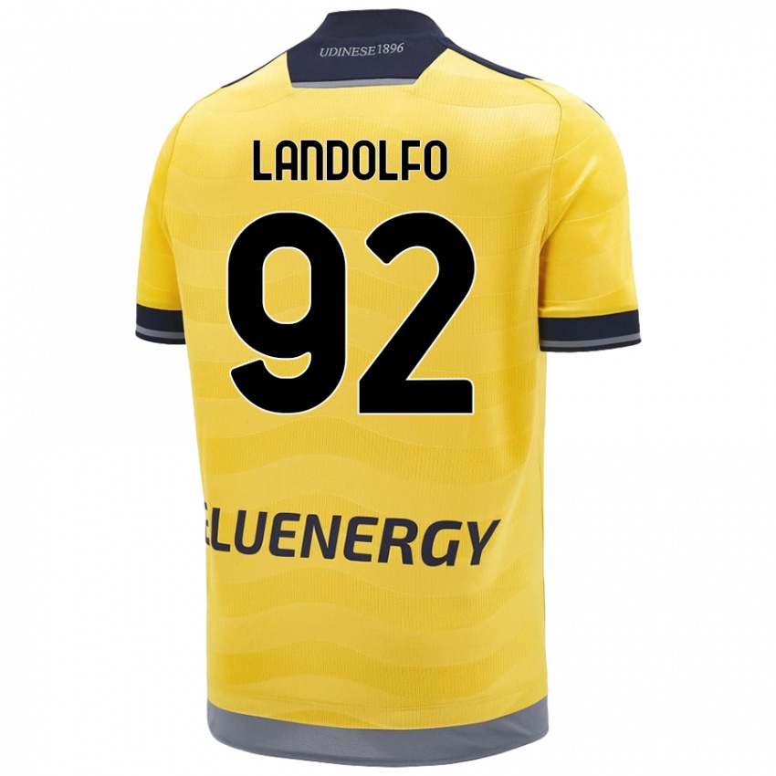 Kinder Tommaso Landolfo #92 Golden Auswärtstrikot Trikot 2024/25 T-Shirt