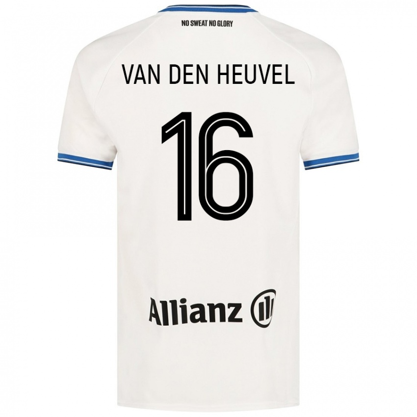 Kinder Dani Van Den Heuvel #16 Weiß Auswärtstrikot Trikot 2024/25 T-Shirt