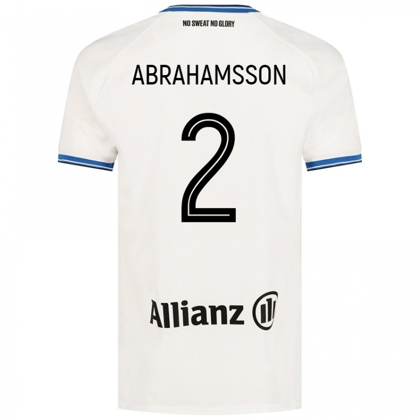 Kinder Sejde Abrahamsson #2 Weiß Auswärtstrikot Trikot 2024/25 T-Shirt