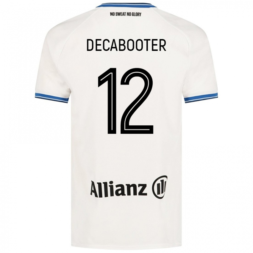 Kinder Marith Decabooter #12 Weiß Auswärtstrikot Trikot 2024/25 T-Shirt