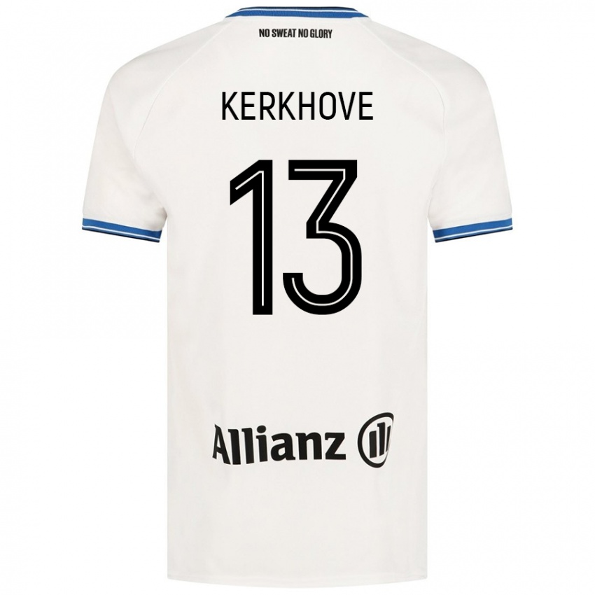 Kinder Angel Kerkhove #13 Weiß Auswärtstrikot Trikot 2024/25 T-Shirt