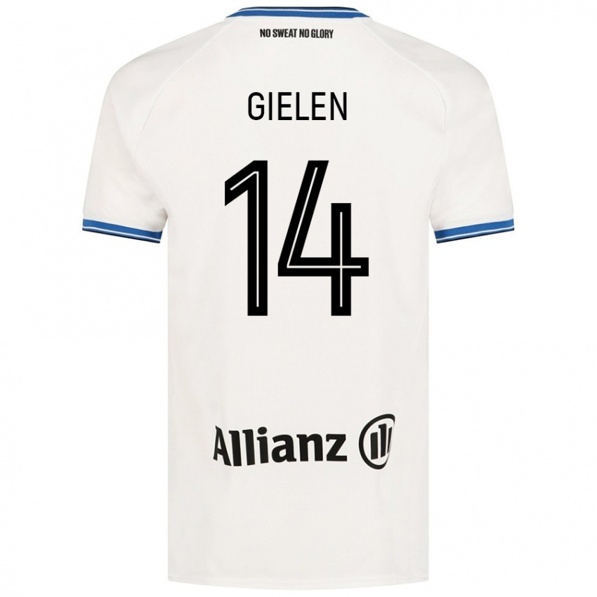 Kinder Sterre Gielen #14 Weiß Auswärtstrikot Trikot 2024/25 T-Shirt