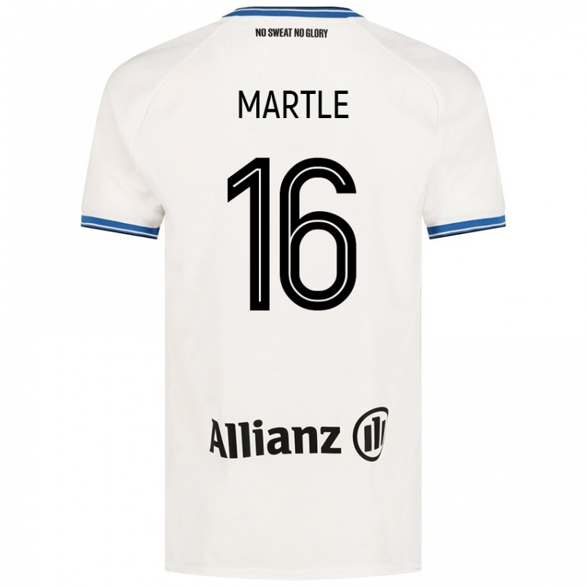 Kinder Margaux Martlé #16 Weiß Auswärtstrikot Trikot 2024/25 T-Shirt