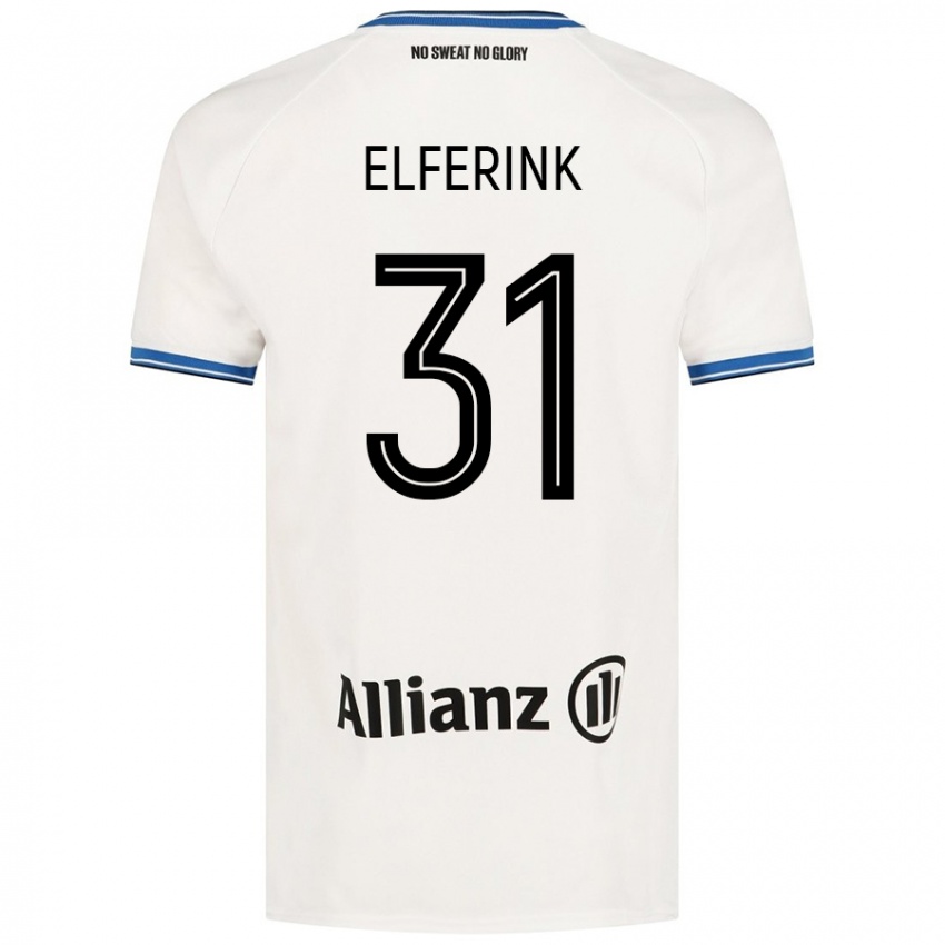 Kinder Marie Elferink #31 Weiß Auswärtstrikot Trikot 2024/25 T-Shirt