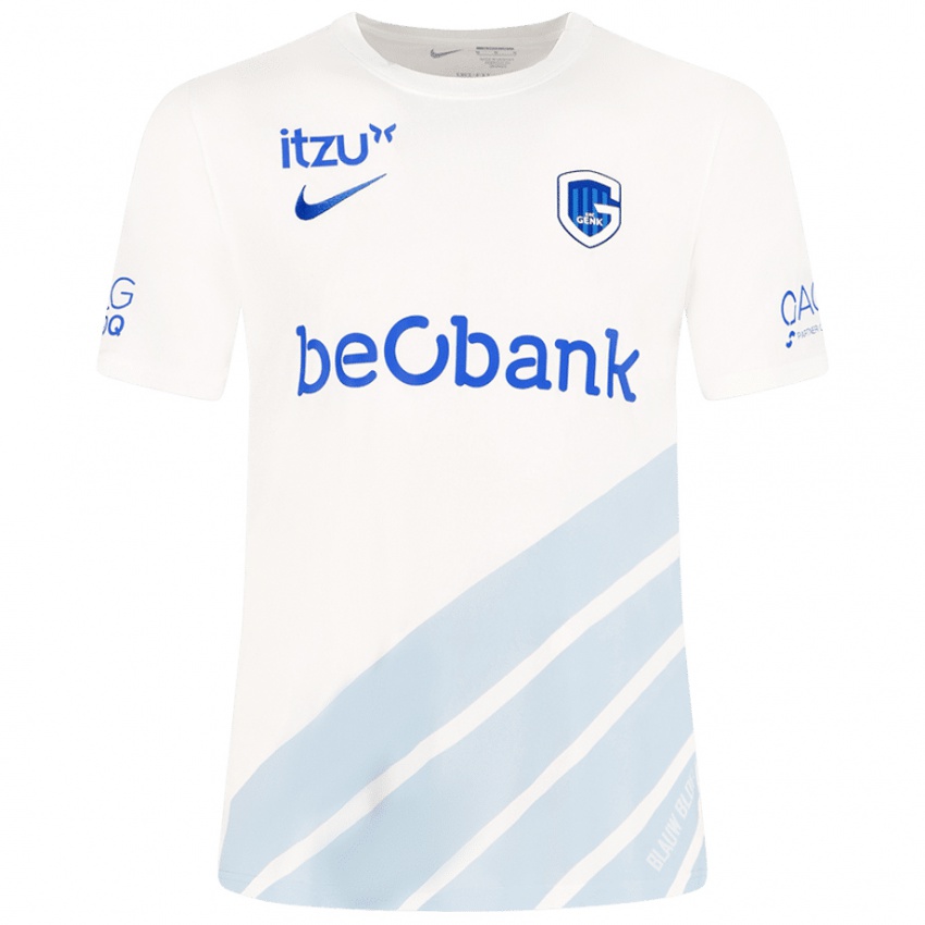 Kinder Hendrik Van Crombrugge #1 Weiß Auswärtstrikot Trikot 2024/25 T-Shirt