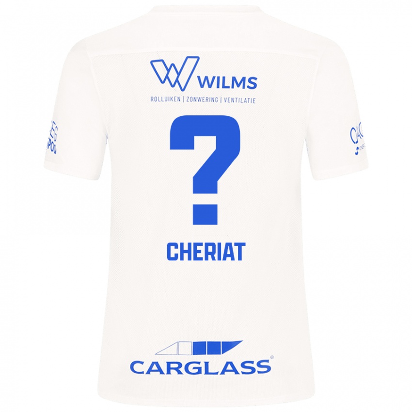 Kinder Rayan Cheriat #0 Weiß Auswärtstrikot Trikot 2024/25 T-Shirt