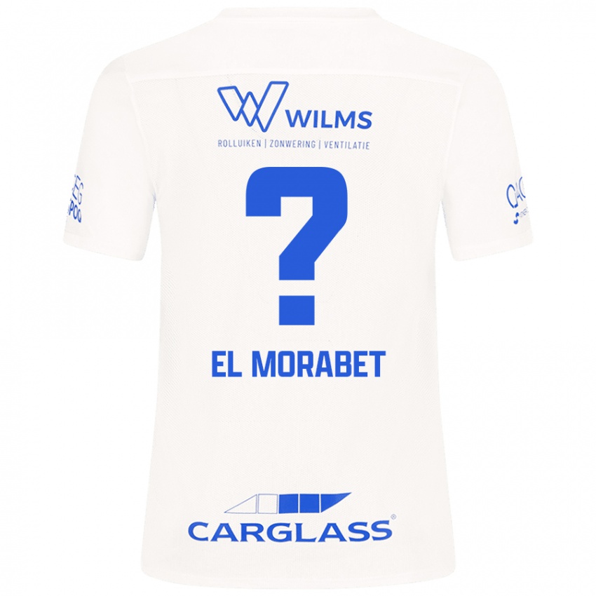 Kinder Sami El Morabet #0 Weiß Auswärtstrikot Trikot 2024/25 T-Shirt