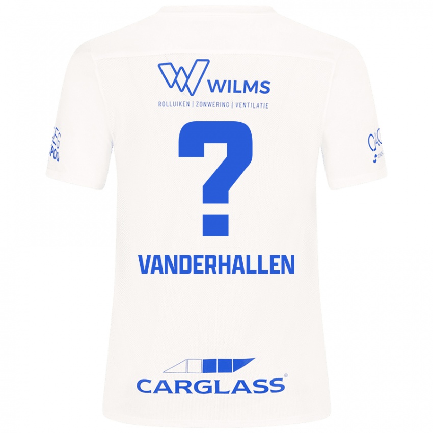 Kinder Yari Vanderhallen #0 Weiß Auswärtstrikot Trikot 2024/25 T-Shirt