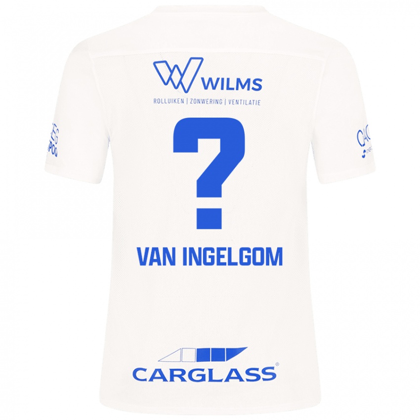 Kinder Tijn Van Ingelgom #0 Weiß Auswärtstrikot Trikot 2024/25 T-Shirt