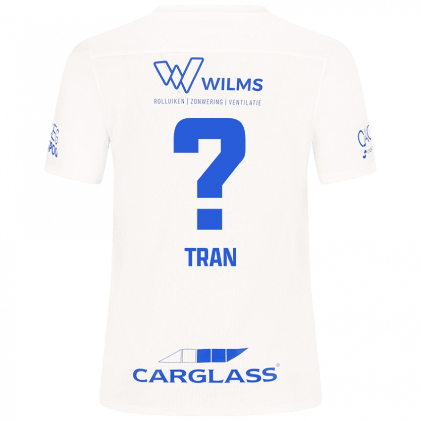 Kinder Lenn-Minh Tran #0 Weiß Auswärtstrikot Trikot 2024/25 T-Shirt