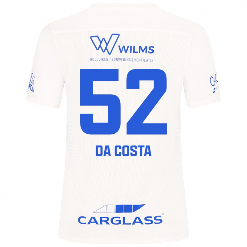 Kinder Wilson Da Costa #52 Weiß Auswärtstrikot Trikot 2024/25 T-Shirt