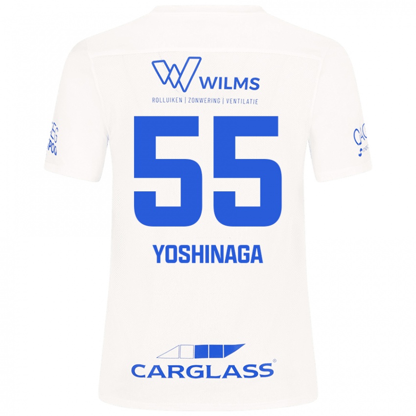 Kinder Yumeki Yoshinaga #55 Weiß Auswärtstrikot Trikot 2024/25 T-Shirt