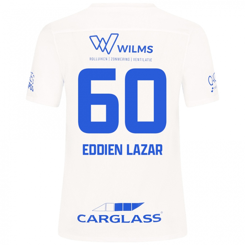 Kinder Saif Eddien Lazar #60 Weiß Auswärtstrikot Trikot 2024/25 T-Shirt