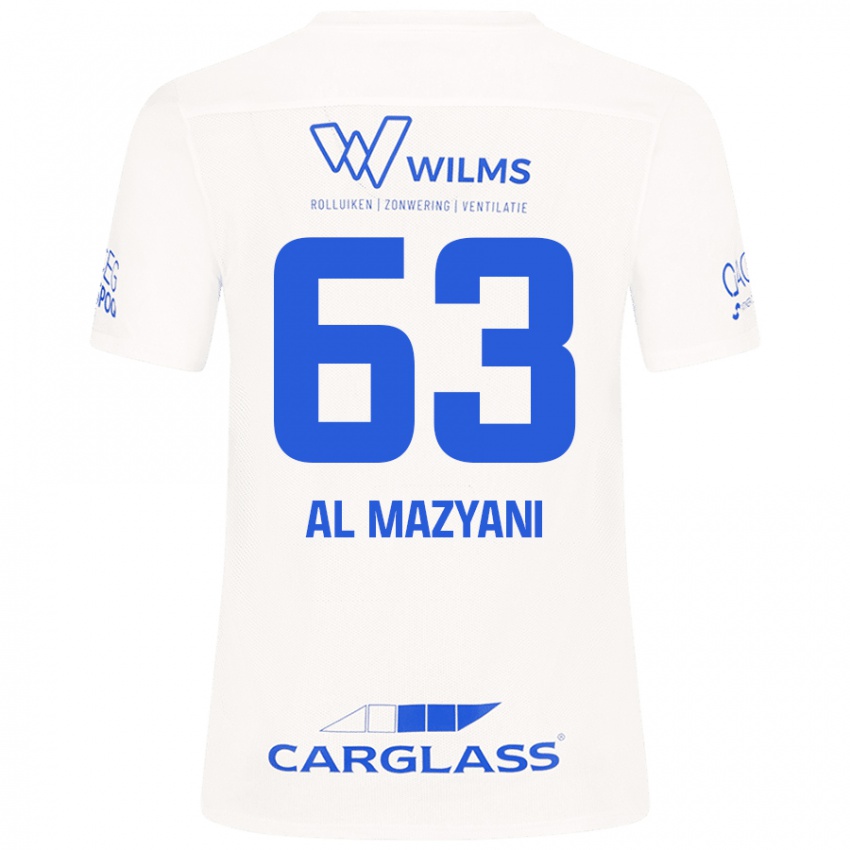 Kinder Faissal Al Mazyani #63 Weiß Auswärtstrikot Trikot 2024/25 T-Shirt