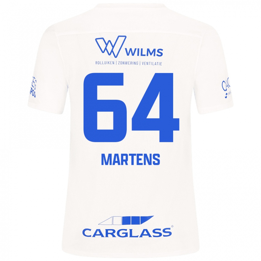 Kinder Nolan Martens #64 Weiß Auswärtstrikot Trikot 2024/25 T-Shirt