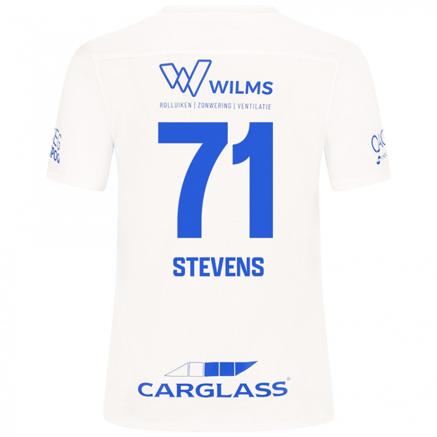 Kinder Brent Stevens #71 Weiß Auswärtstrikot Trikot 2024/25 T-Shirt