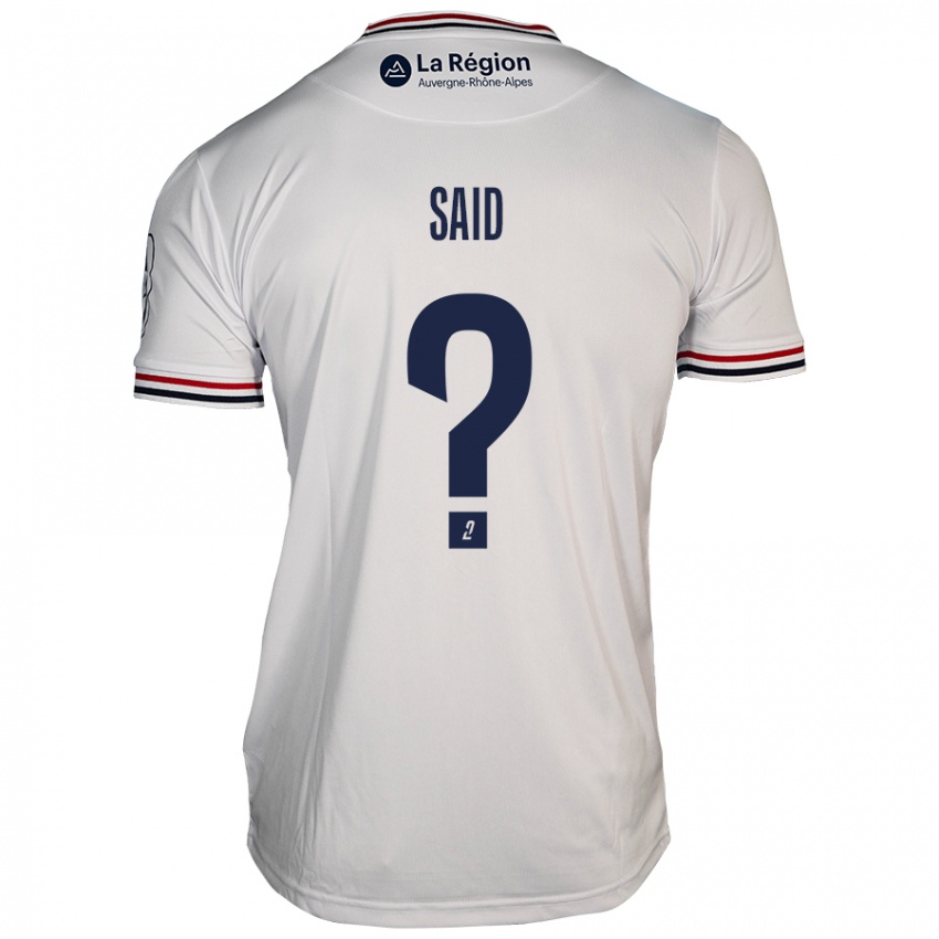 Kinder Amine Saïd #0 Weiß Auswärtstrikot Trikot 2024/25 T-Shirt