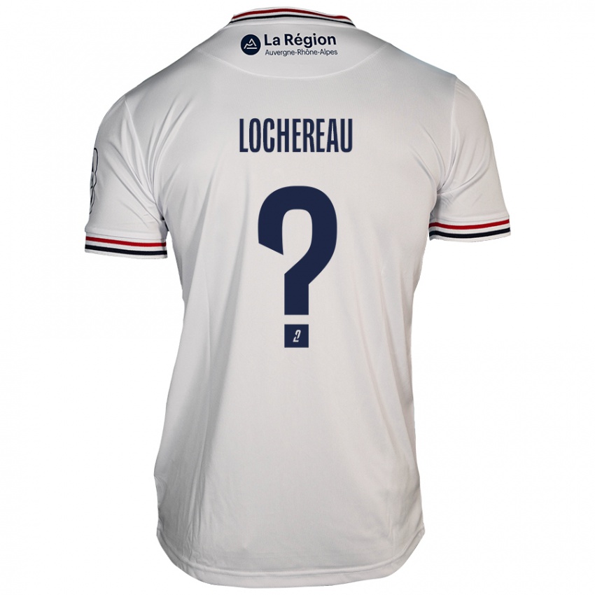 Kinder Yad Lochereau #0 Weiß Auswärtstrikot Trikot 2024/25 T-Shirt