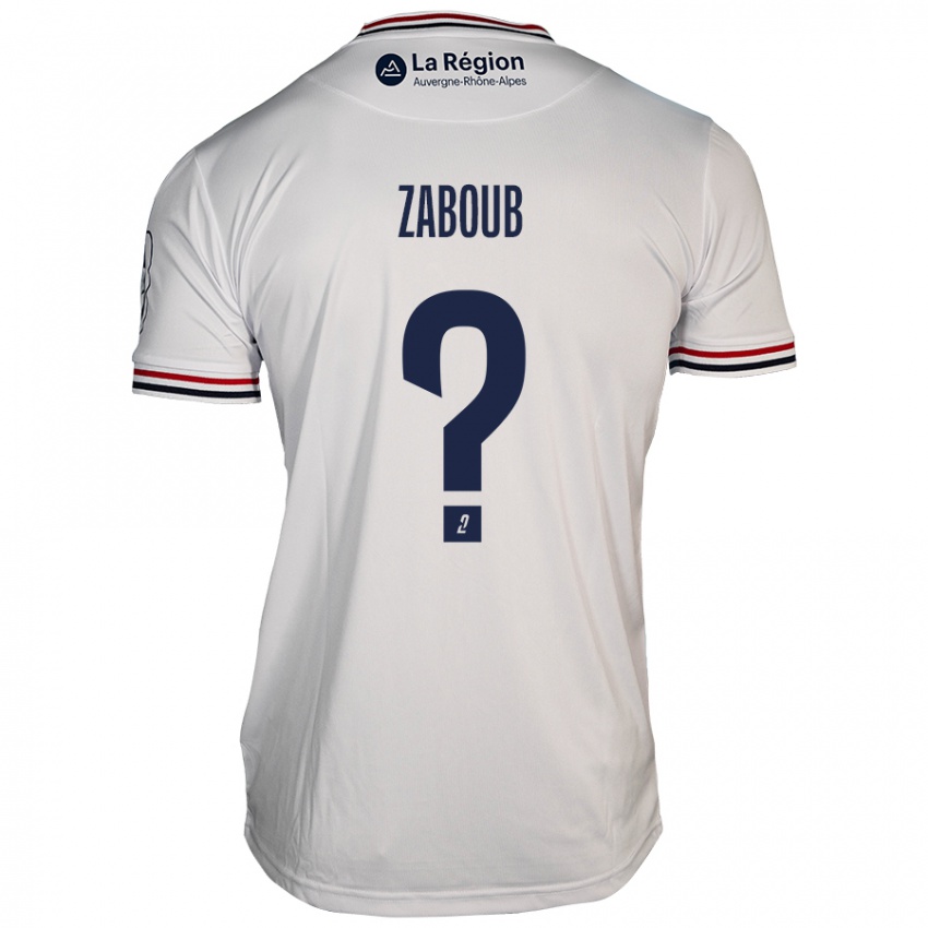 Kinder Ilyane Zaboub #0 Weiß Auswärtstrikot Trikot 2024/25 T-Shirt