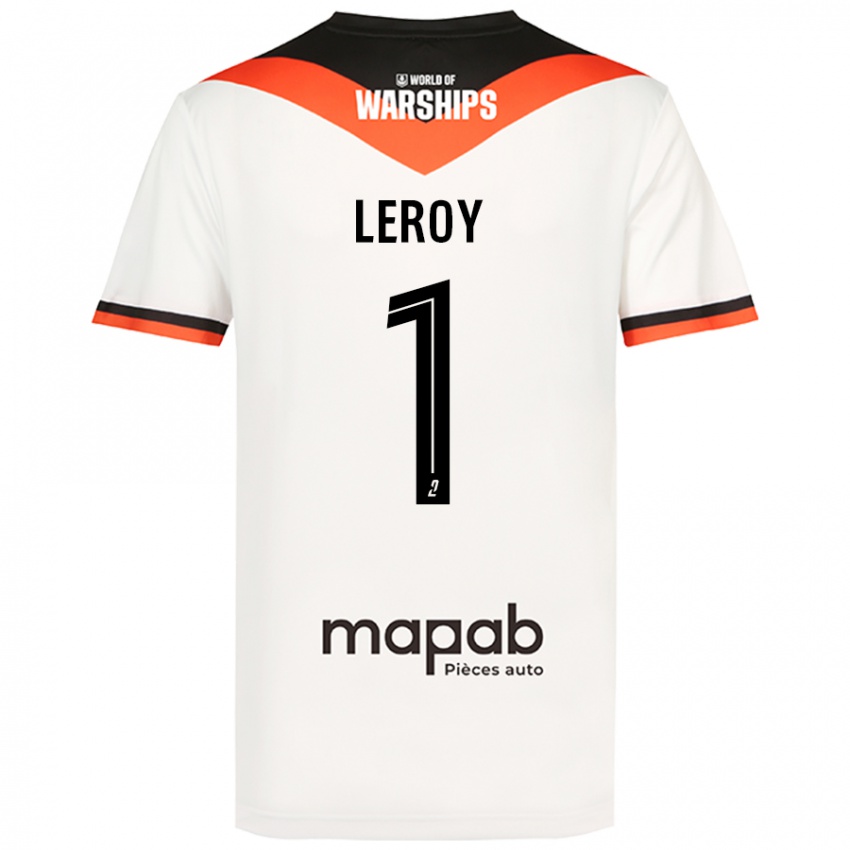 Kinder Benjamin Leroy #1 Weiß Auswärtstrikot Trikot 2024/25 T-Shirt