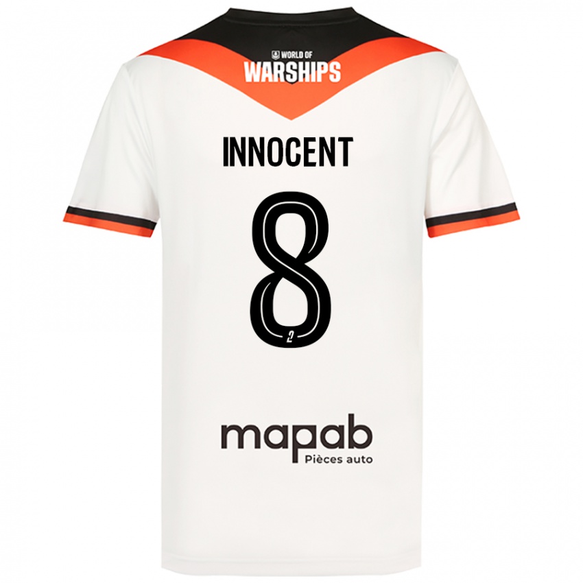 Kinder Bonke Innocent #8 Weiß Auswärtstrikot Trikot 2024/25 T-Shirt