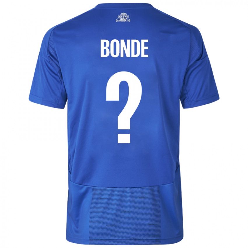 Kinder Rode Bonde #0 Weiß Blau Auswärtstrikot Trikot 2024/25 T-Shirt