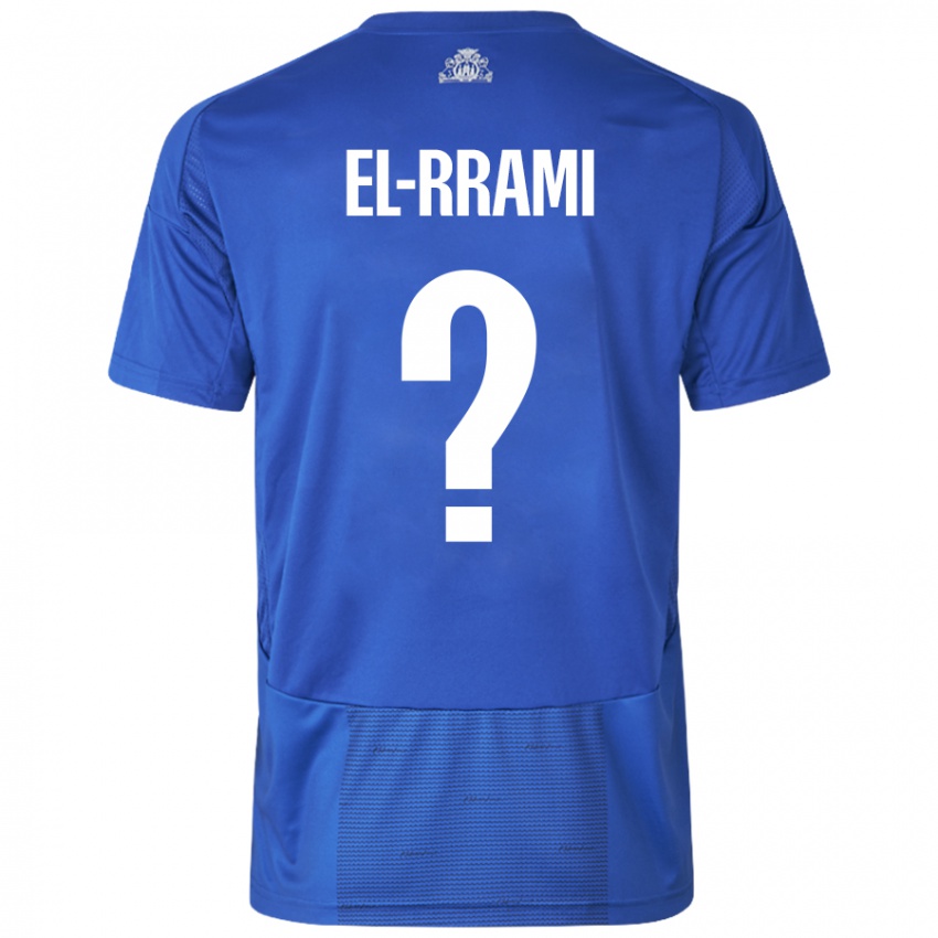 Kinder Jamil El-Rrami #0 Weiß Blau Auswärtstrikot Trikot 2024/25 T-Shirt