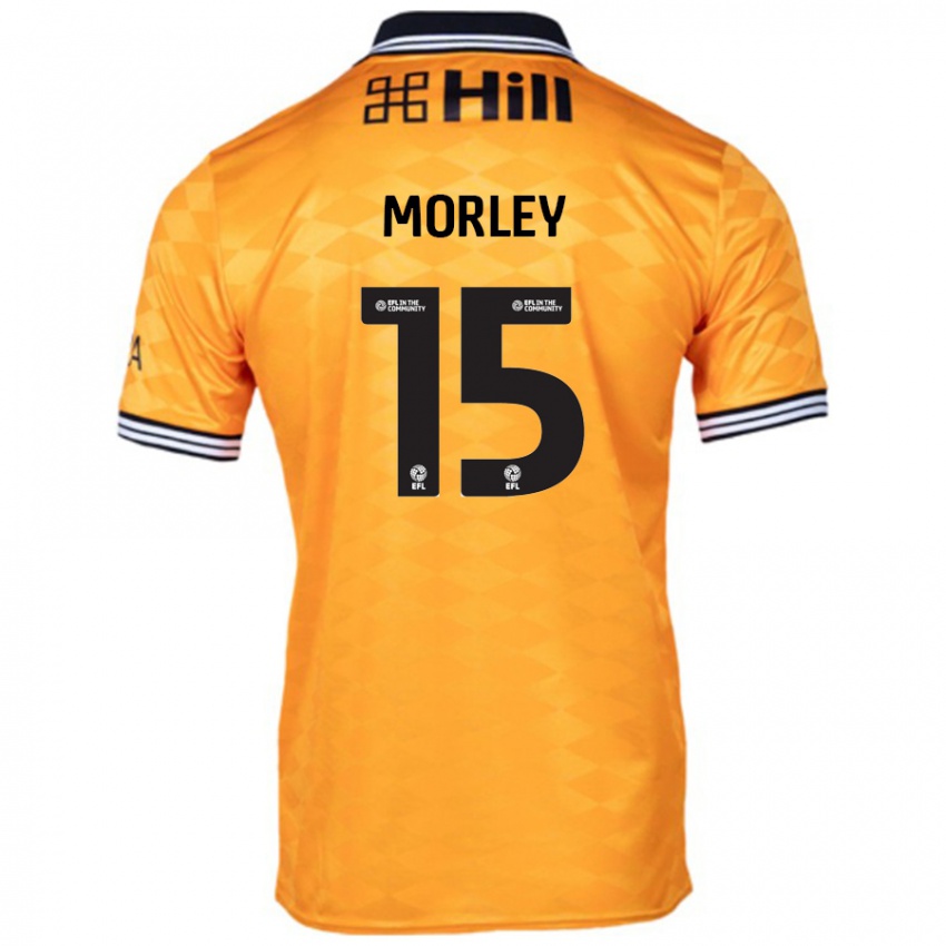 Herren Jess Morley #15 Orange Heimtrikot Trikot 2024/25 T-Shirt