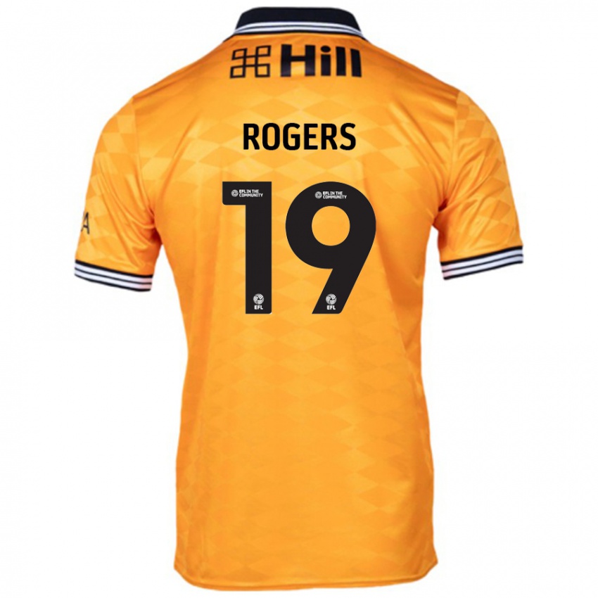 Herren Beatrice Rogers #19 Orange Heimtrikot Trikot 2024/25 T-Shirt