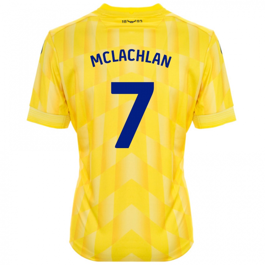 Herren Daisy Mclachlan #7 Gelb Heimtrikot Trikot 2024/25 T-Shirt