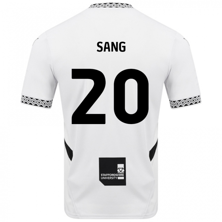 Herren Tom Sang #20 Weiß Heimtrikot Trikot 2024/25 T-Shirt