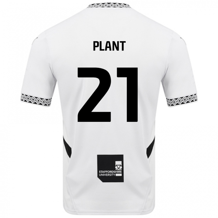 Herren James Plant #21 Weiß Heimtrikot Trikot 2024/25 T-Shirt