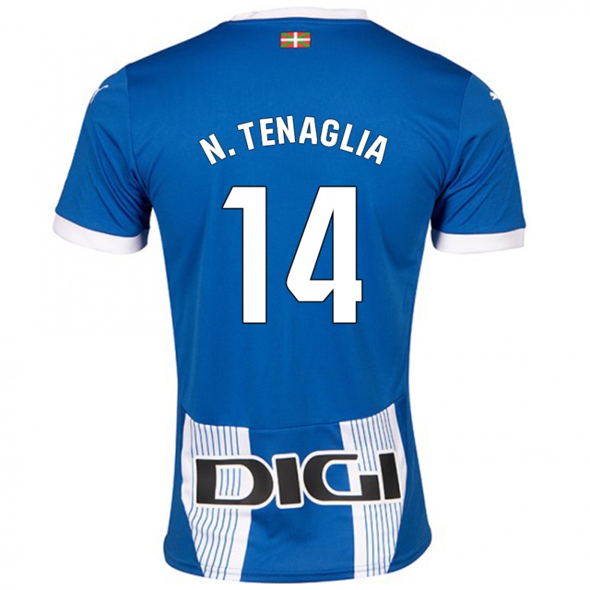 Herren Nahuel Tenaglia #14 Blau Heimtrikot Trikot 2024/25 T-Shirt