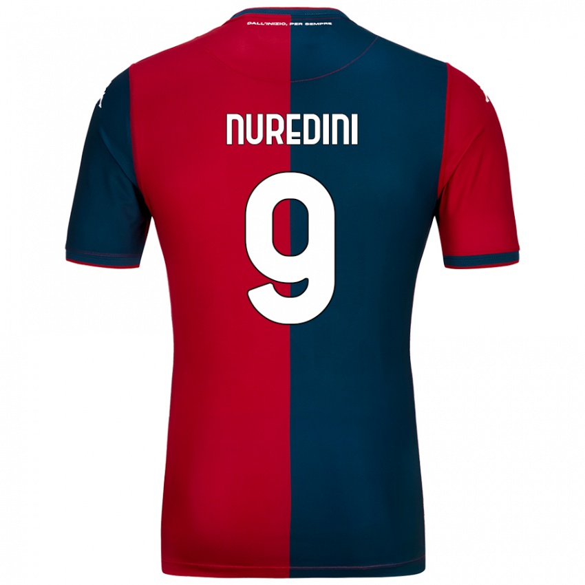 Herren Joi Nuredini #9 Rot Dunkelblau Heimtrikot Trikot 2024/25 T-Shirt