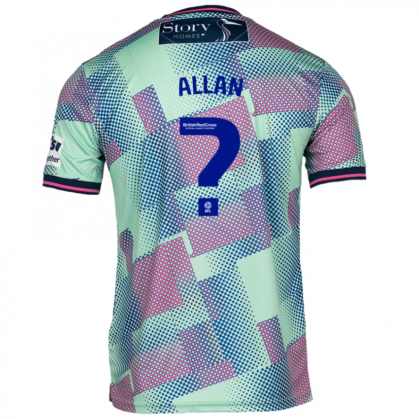 Herren Jake Allan #0 Grün Auswärtstrikot Trikot 2024/25 T-Shirt