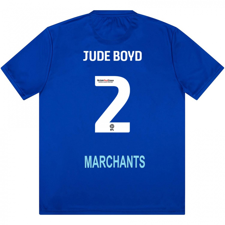 Herren Arkell Jude-Boyd #2 Grün Auswärtstrikot Trikot 2024/25 T-Shirt