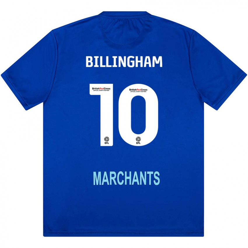 Herren Lily Billingham #10 Grün Auswärtstrikot Trikot 2024/25 T-Shirt