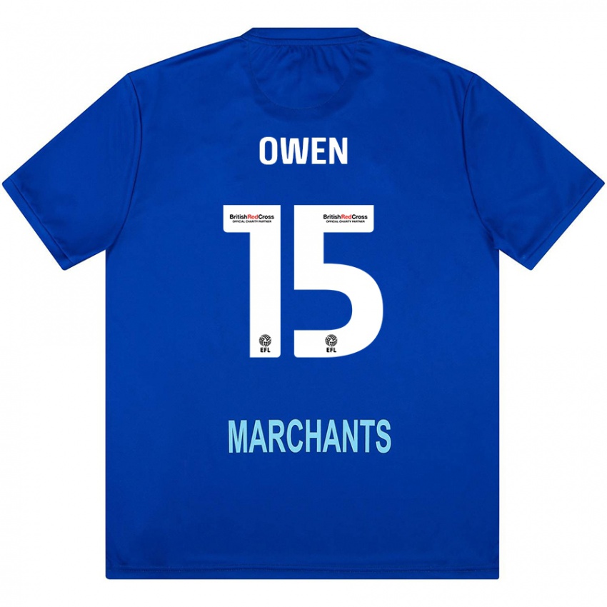 Herren Emily Owen #15 Grün Auswärtstrikot Trikot 2024/25 T-Shirt