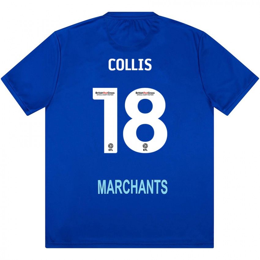 Herren Maisy Collis #18 Grün Auswärtstrikot Trikot 2024/25 T-Shirt