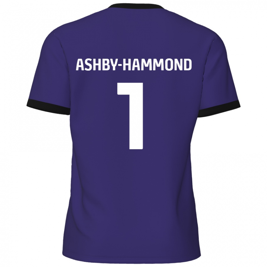 Herren Taye Ashby-Hammond #1 Lila Auswärtstrikot Trikot 2024/25 T-Shirt