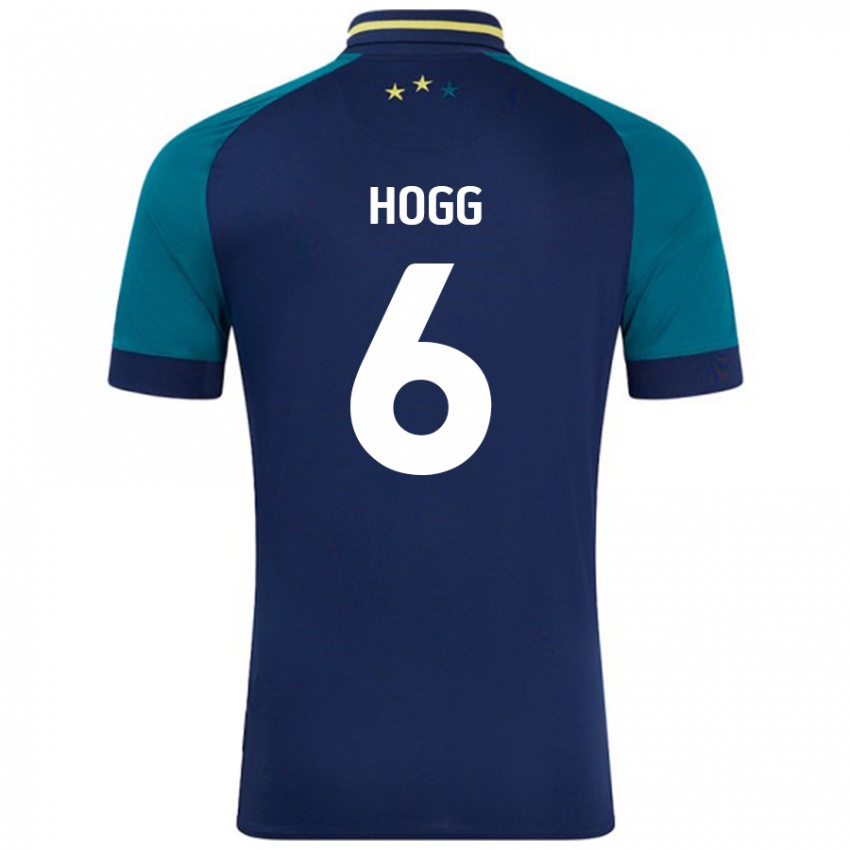 Herren Jonathan Hogg #6 Marine Dunkelgrün Auswärtstrikot Trikot 2024/25 T-Shirt