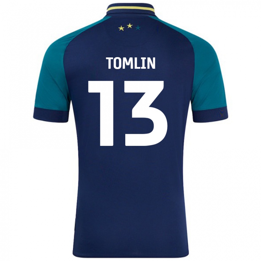 Herren Phoebe Tomlin #13 Marine Dunkelgrün Auswärtstrikot Trikot 2024/25 T-Shirt