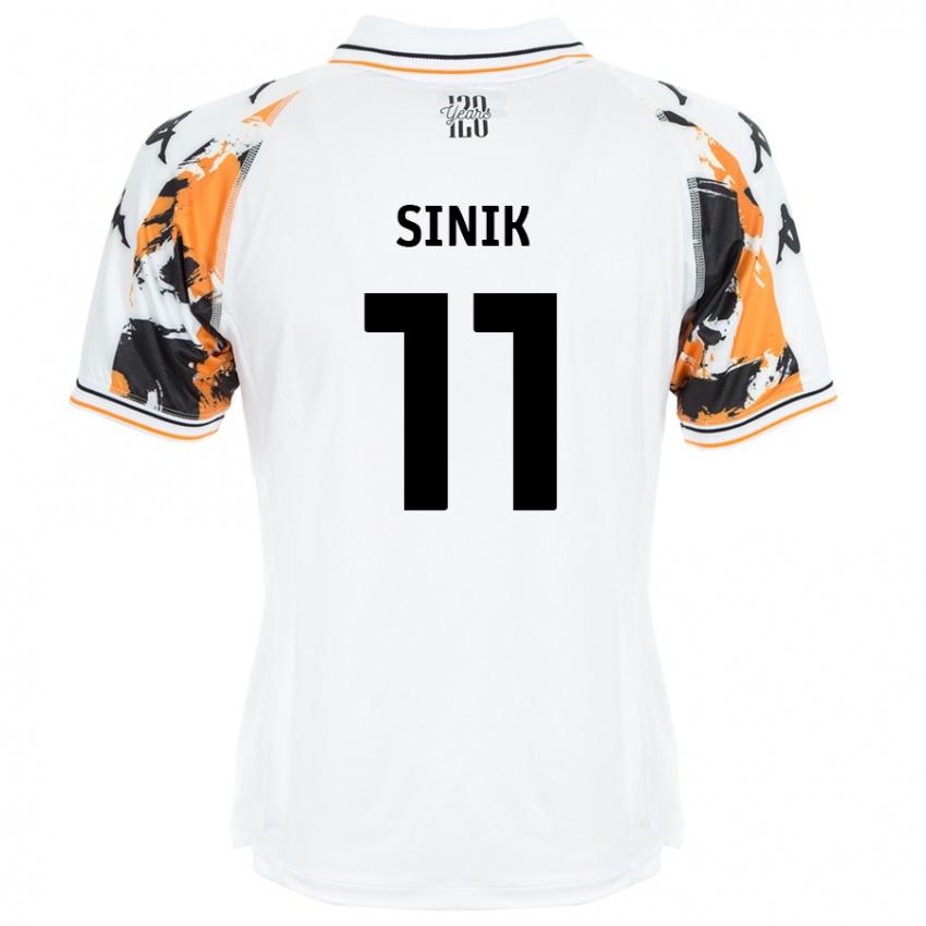 Herren Doğukan Sinik #11 Weiß Auswärtstrikot Trikot 2024/25 T-Shirt