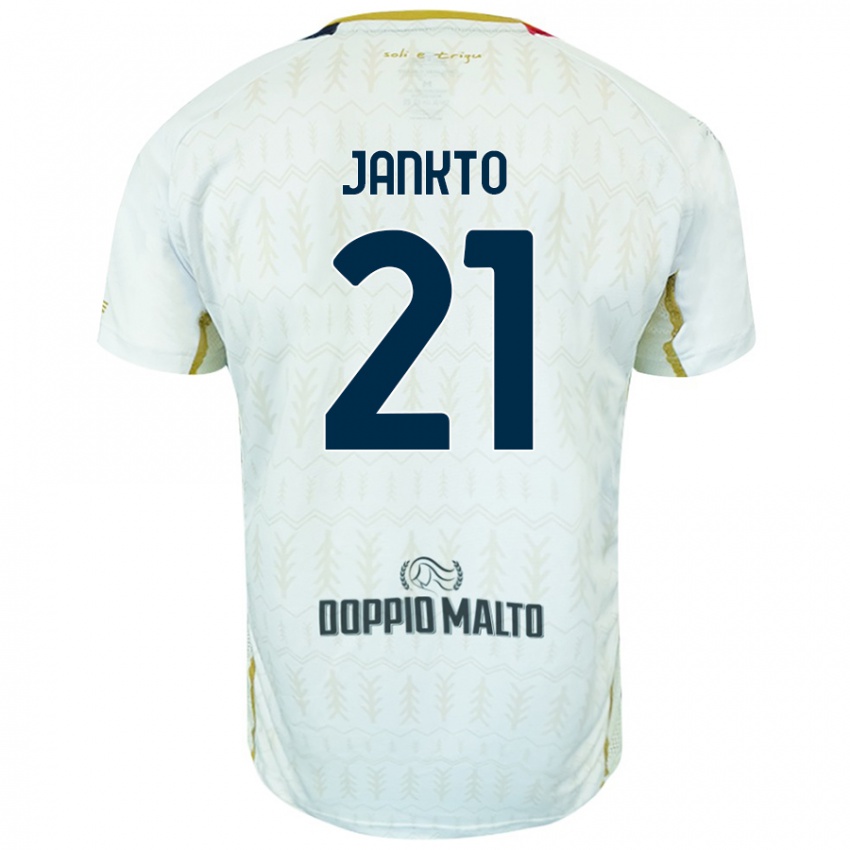 Herren Jakub Jankto #21 Weiß Auswärtstrikot Trikot 2024/25 T-Shirt