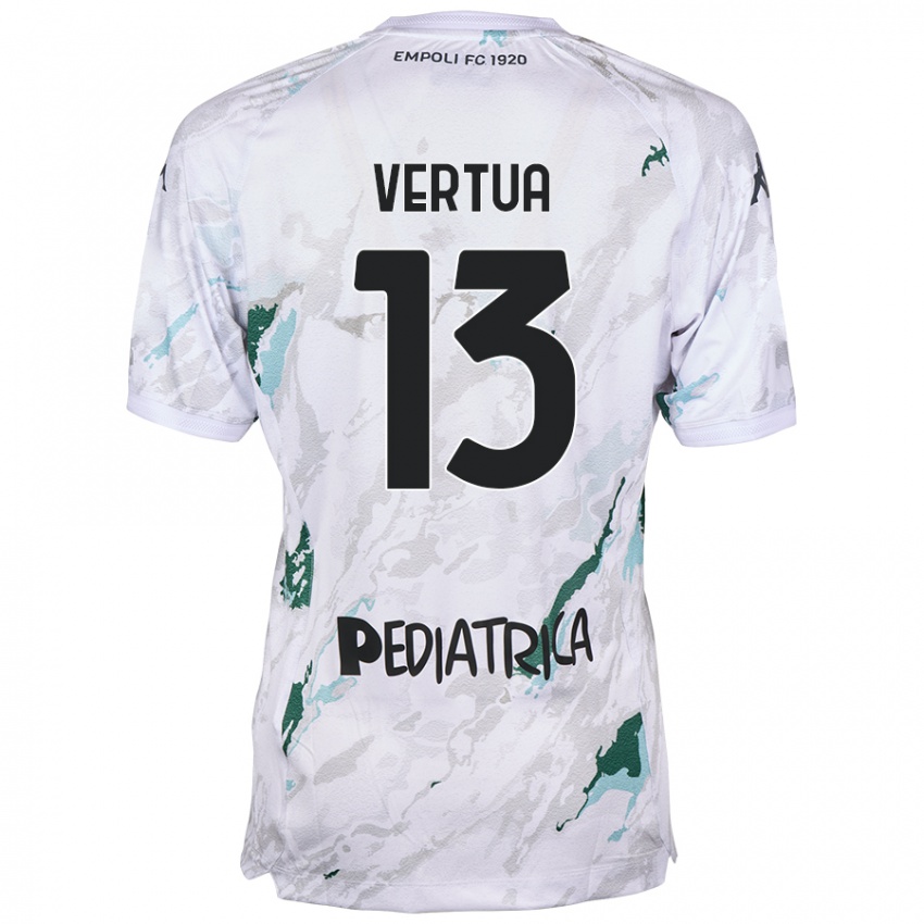 Herren Filippo Vertua #13 Grau Auswärtstrikot Trikot 2024/25 T-Shirt